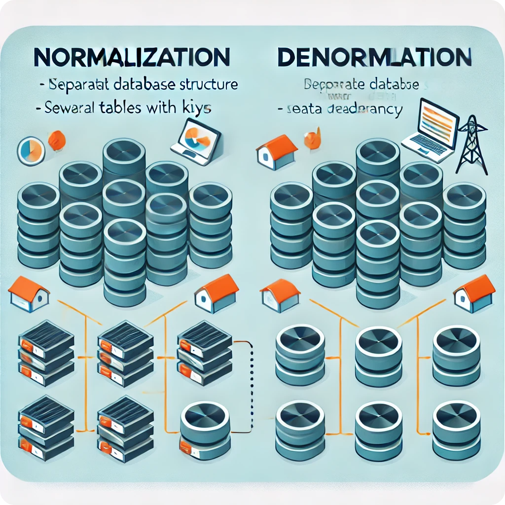 정규화와 반정규와의 개념을 설명하는 이미지