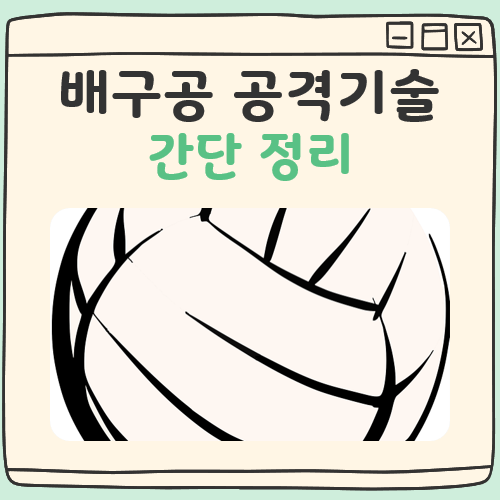 배구 공격기술 대표 이미지
