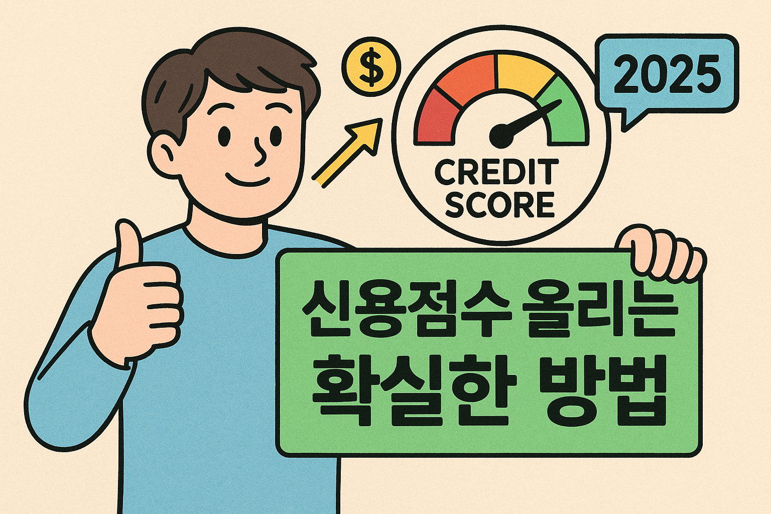 신용점수 올리는 확실한 방법: 2025년 최신 가이드