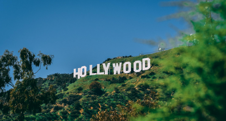 미국 헐리우드 간판 사진