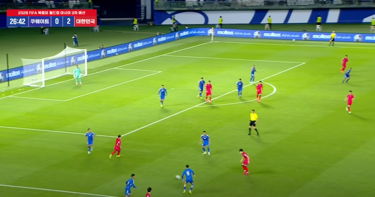 2026 월드컵 아시아 예선 대한민국 3-1 승리 ❘ 쿠웨이트전 하이라이트와 분석 🏆