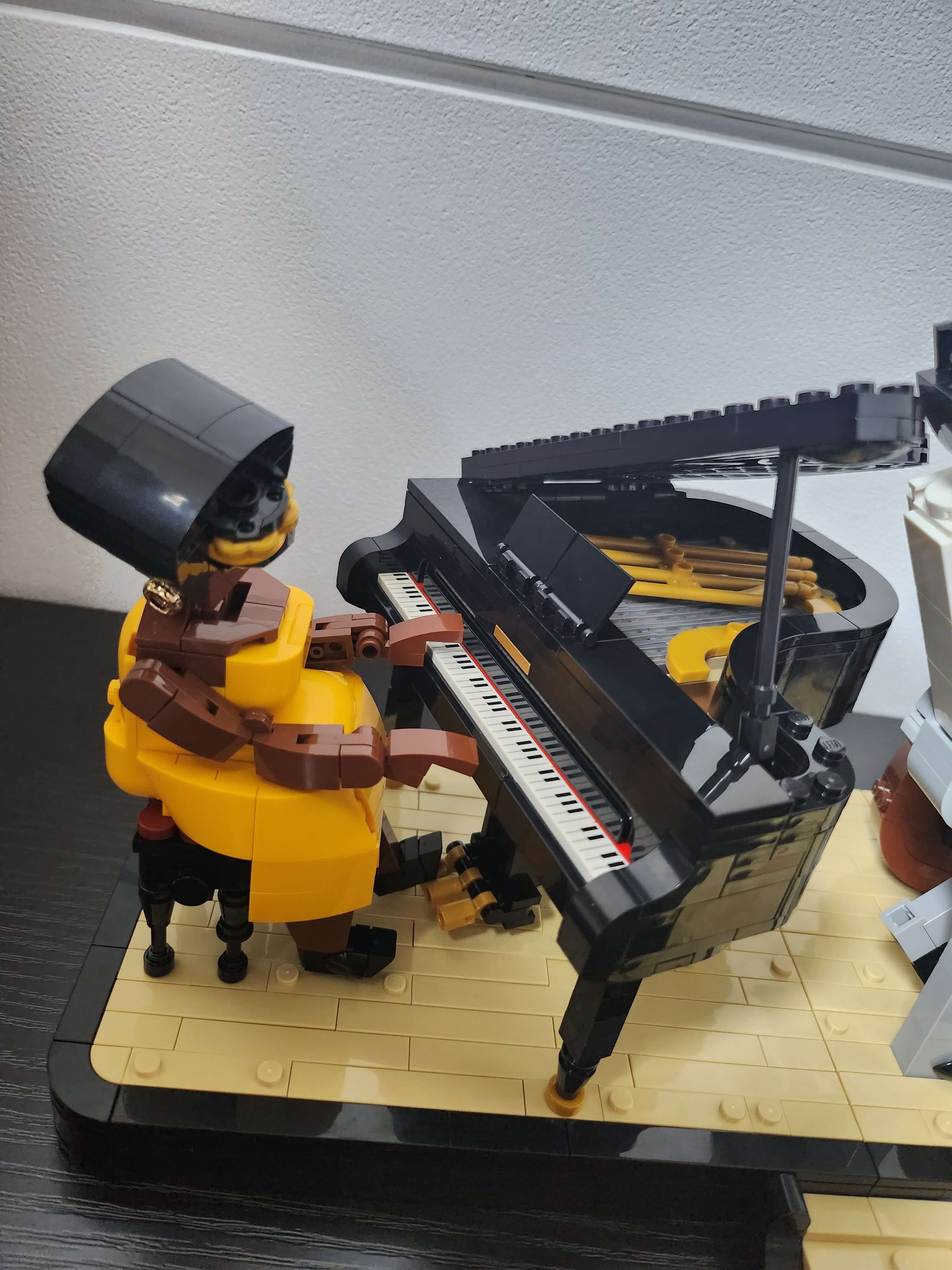 레고 재즈 4중주 (#21334) 피아노 파트 조립전 & 완성 본