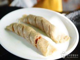 봉평 꽃 축제 먹거리