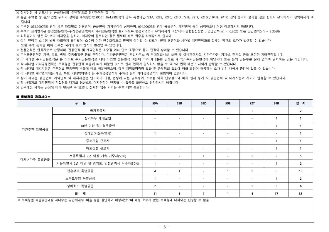디에이치 대치 에델루이 모집공고문