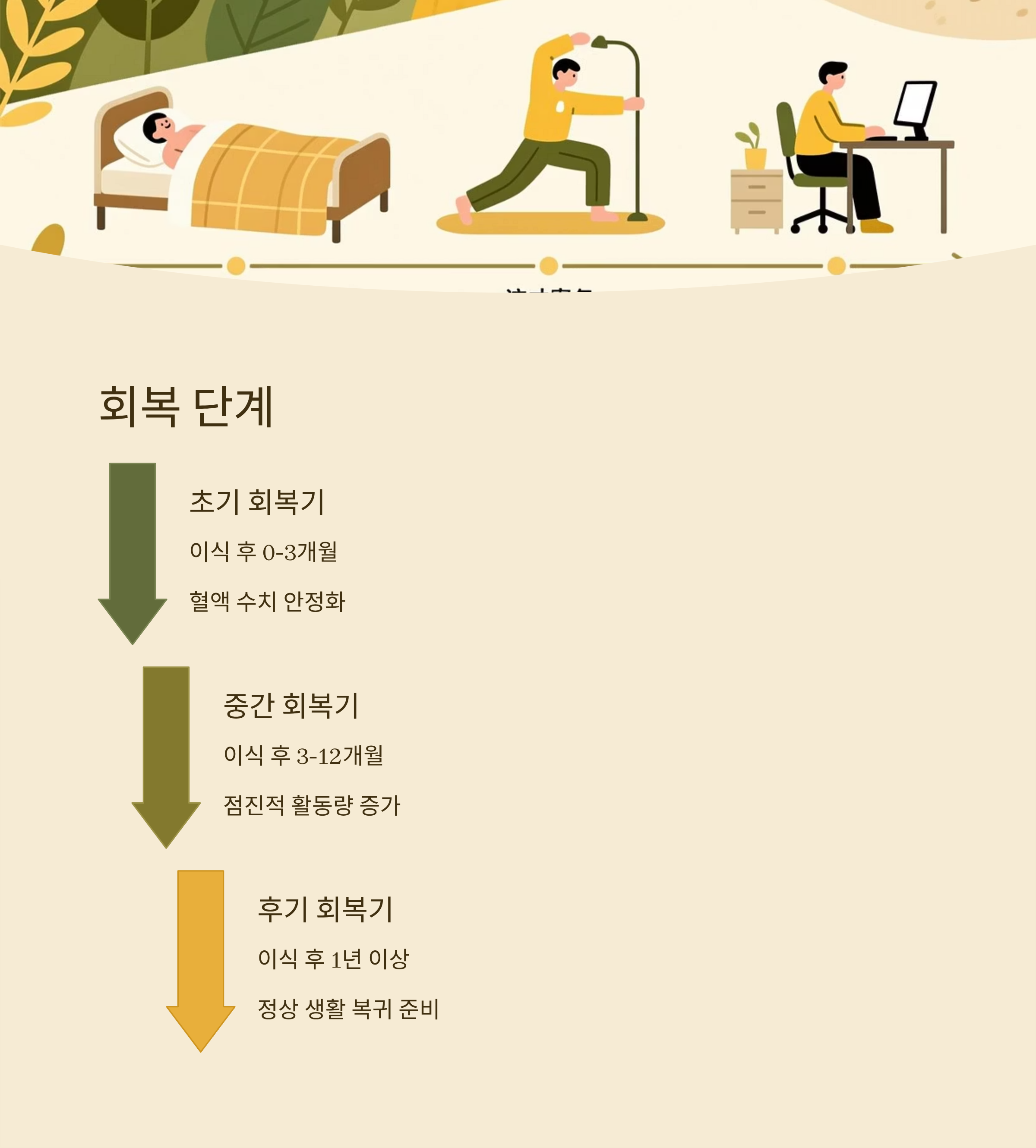 조혈모세포이식 단계별 회복과정
