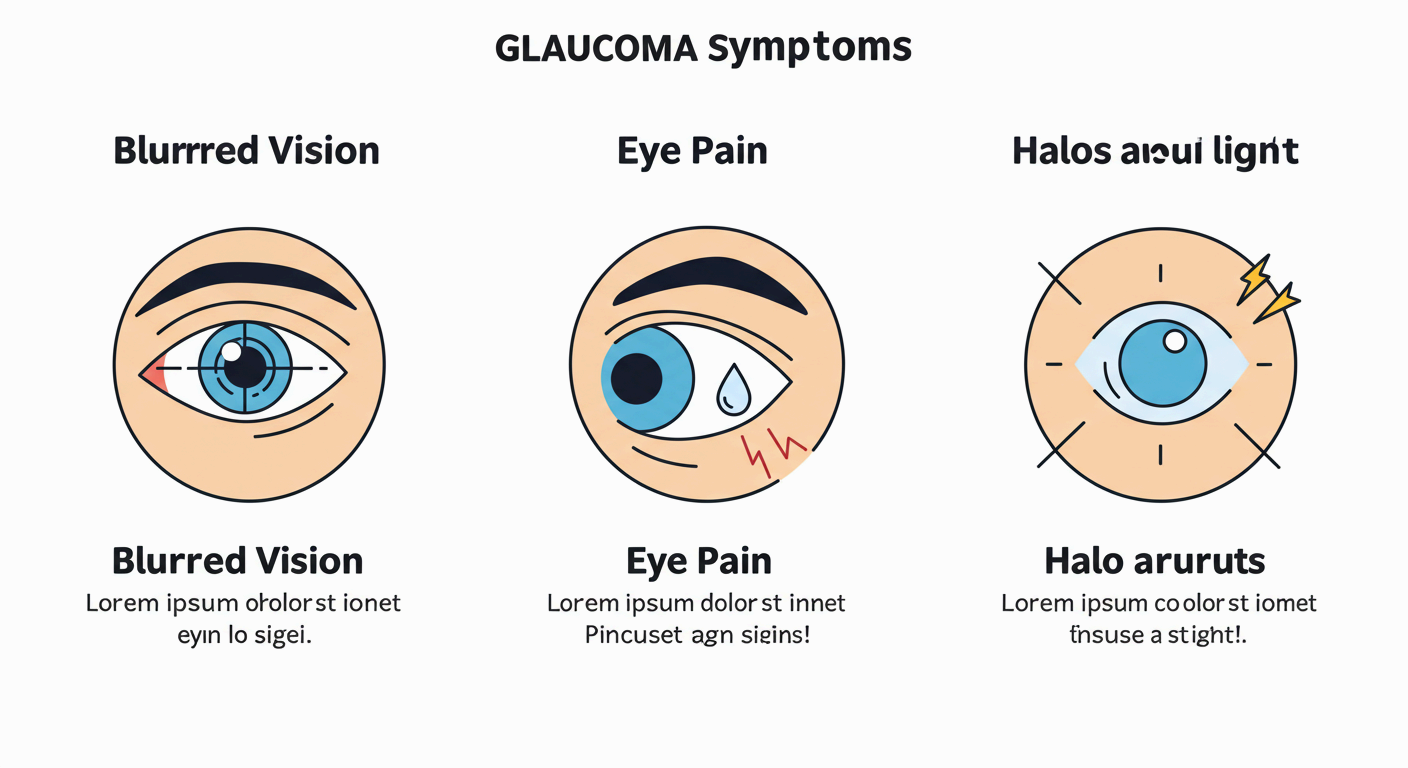 녹내장 증상&amp;#44; 시야에 검은 점이 보입니다