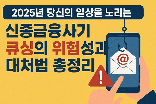 신종금융사기 큐싱의 위험성과 대처법 총정리