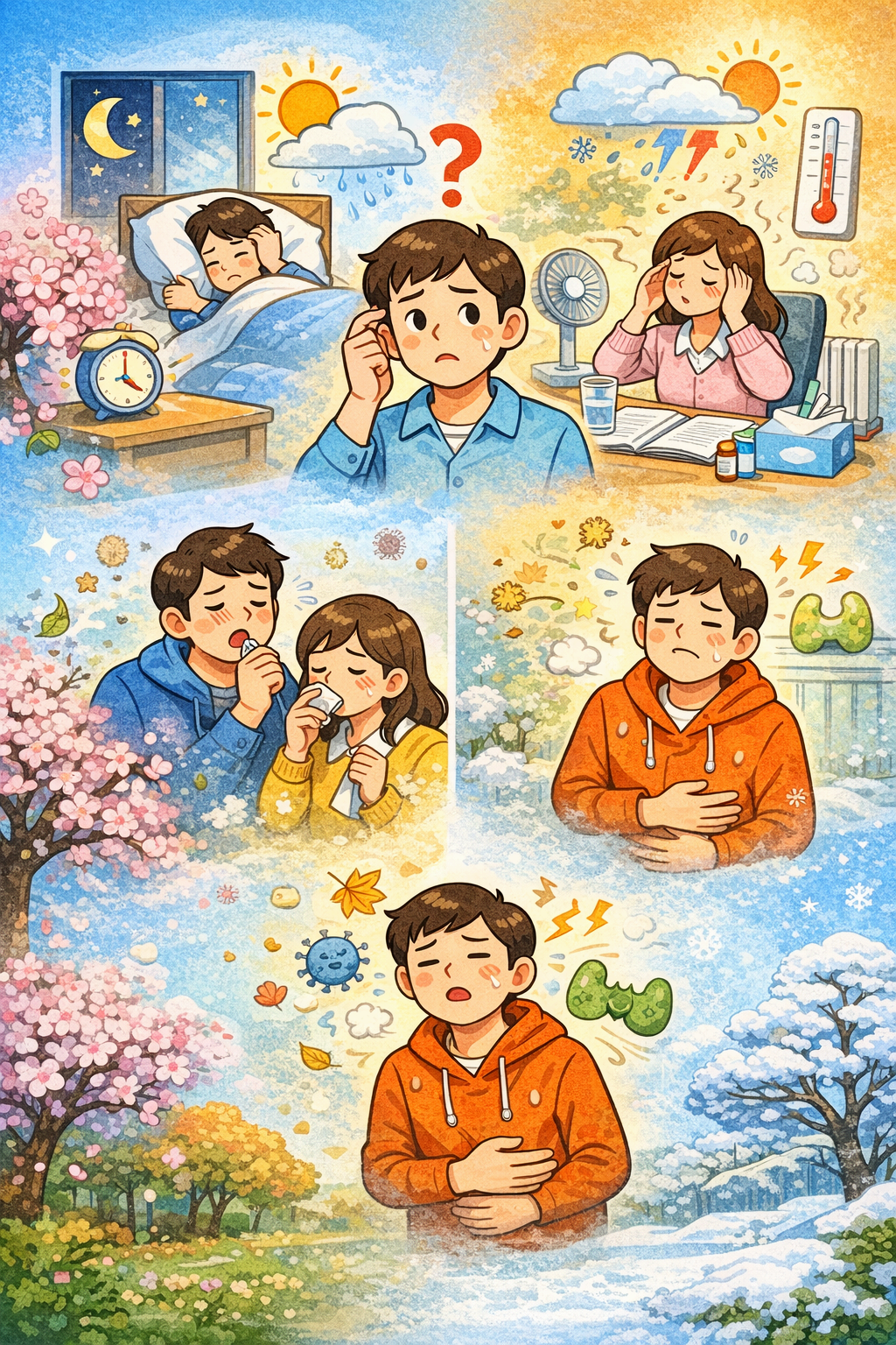 계절이 바뀔 때 몸이 예민해지는 이유