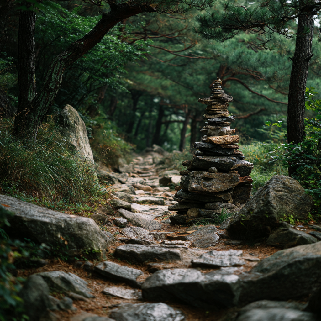 돌탑을 그냥 지나치기 어려운 이유