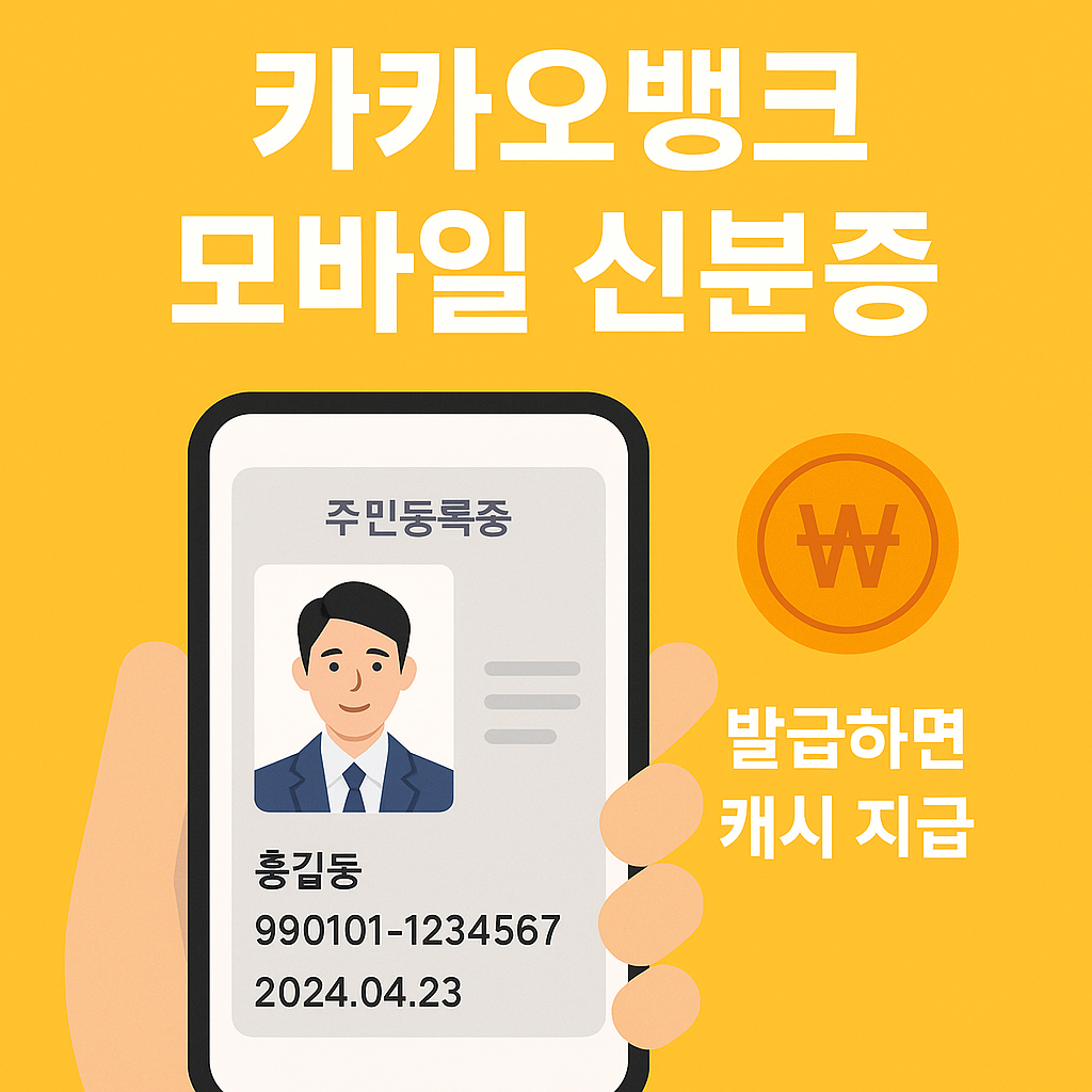 카카오뱅크 모바일 신분증