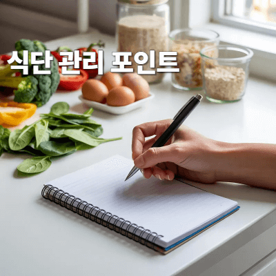 식단 관리 포인트