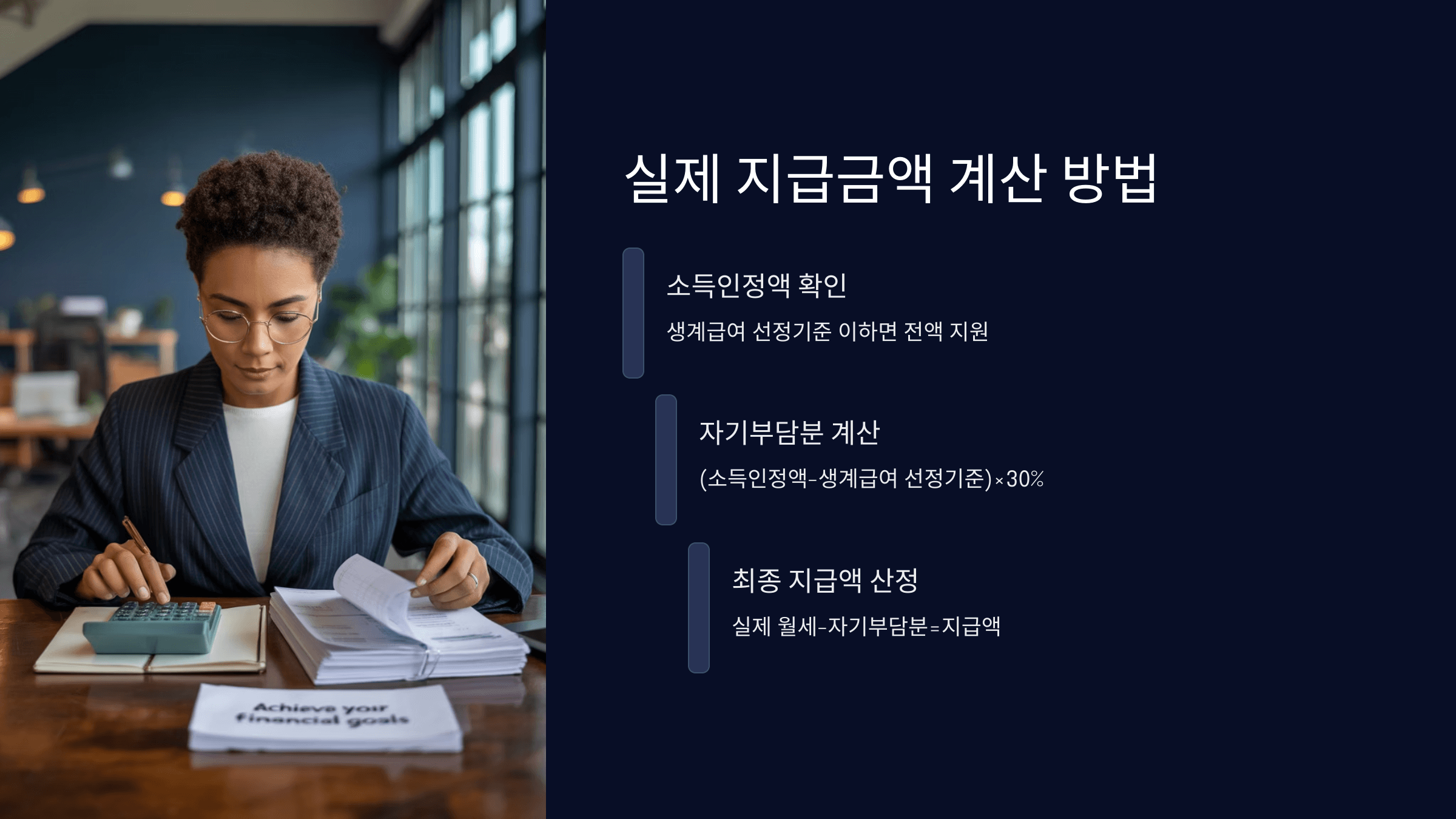 실제 지급금액 계산 방법