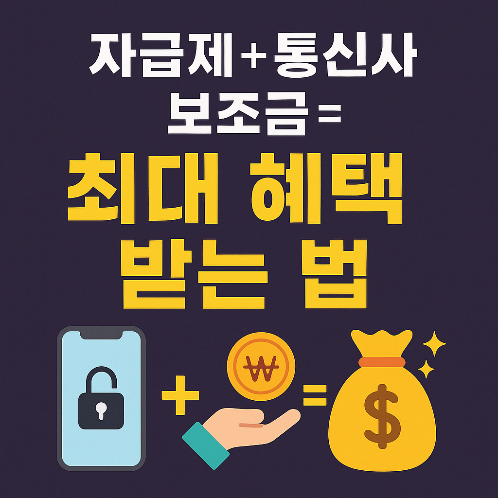 2025 자급제폰 싸게 사는 방법, 요금제 비교까지 한눈에