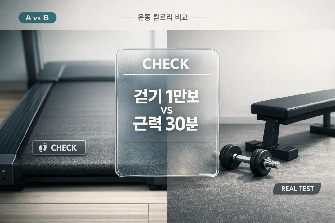 걷기 1만보 vs 근력 30분, 칼로리 &lsquo;진짜&rsquo; 계산해봤다