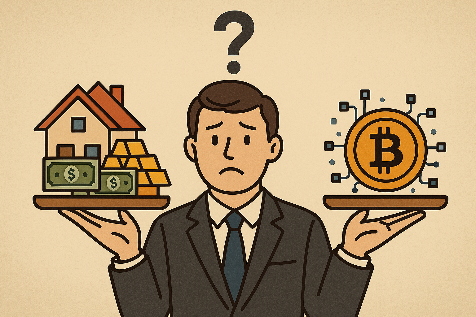 실물자산과 디지털자산, 어떤 돈이 안전한가 관련 그림