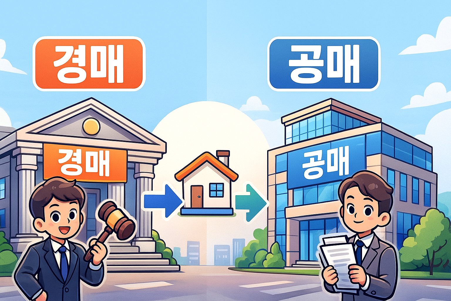 경매와 공매 차이, 5분 안에 쉽게 정리한 입문 가이드