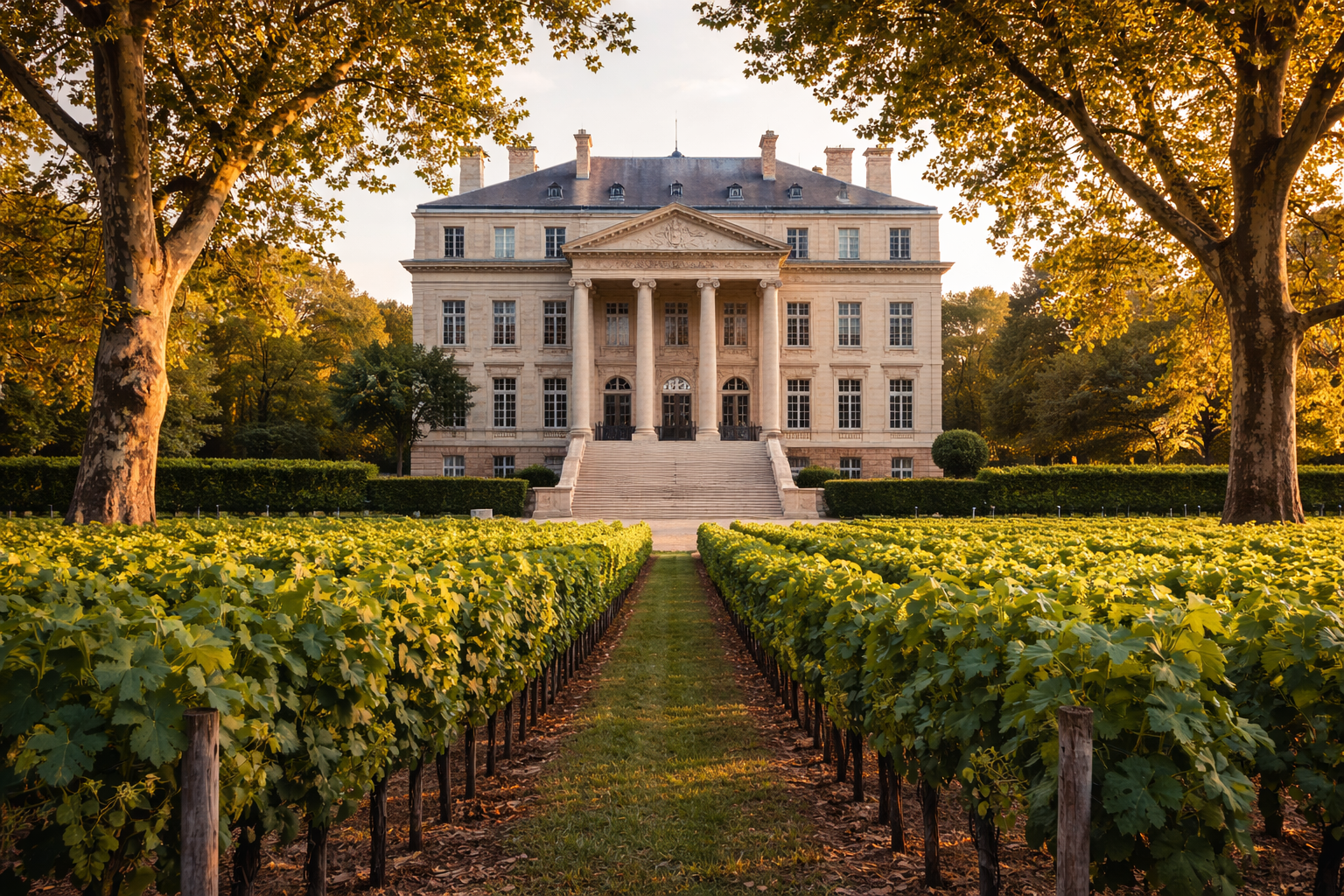 보르도지역의 샤또 사진
