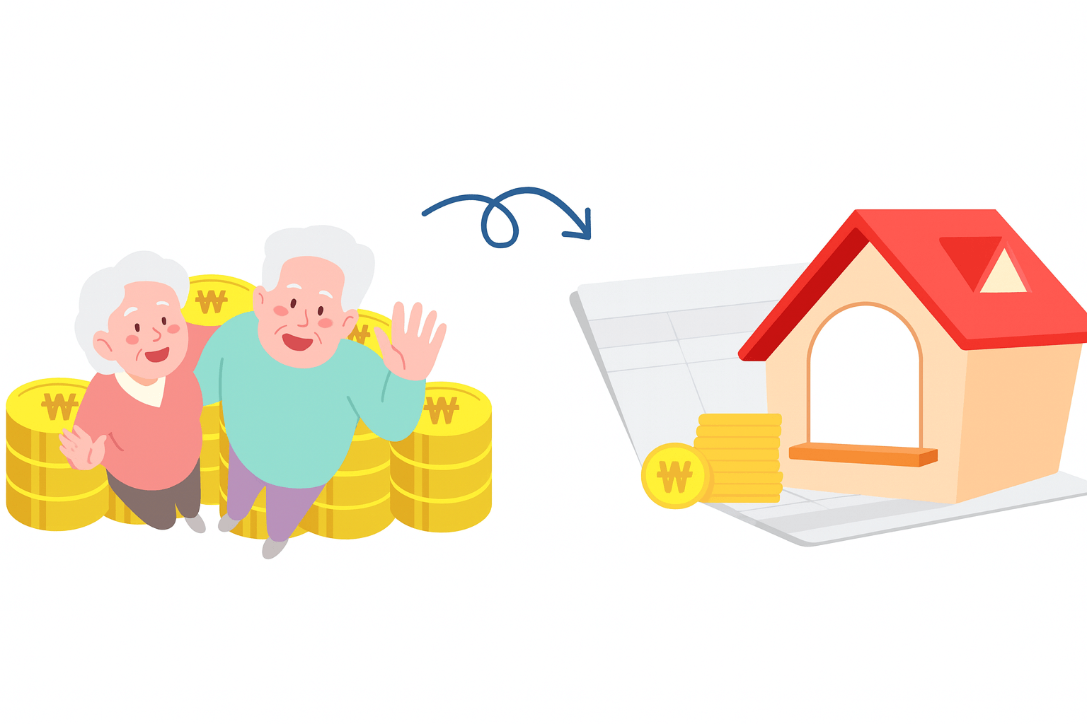 역모기지론 vs 주택연금 차이점 ❘ 신청 조건·수령액 계산 방법 총정리