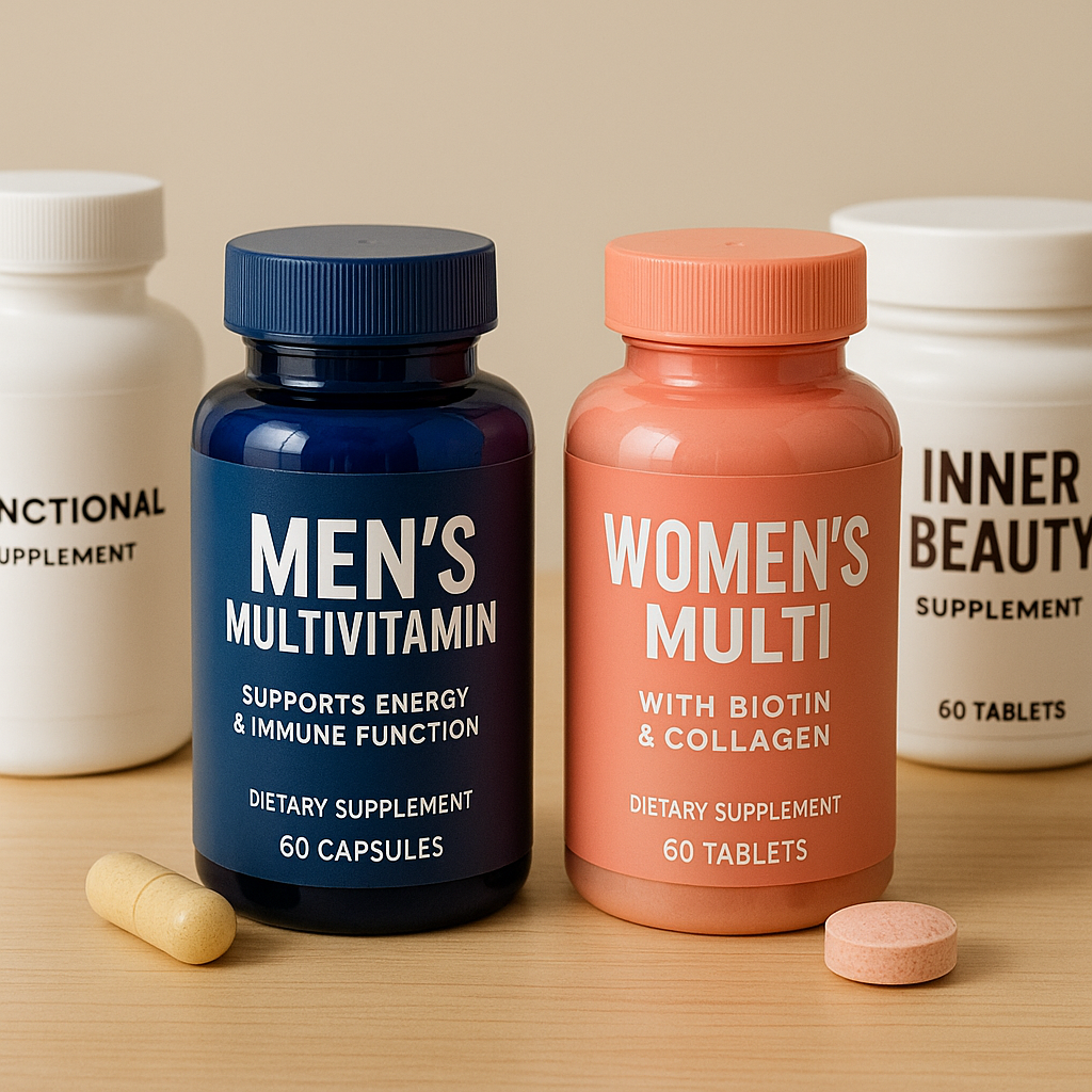 남성, 여성 건강기능식품