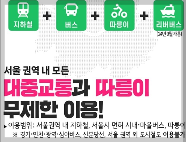 기후동행카드 대중교통 무제한 3분