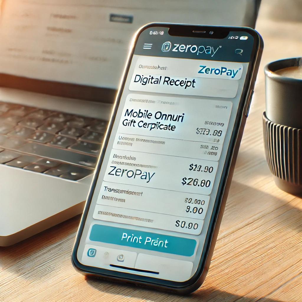 피플제로페이 모바일온누리상품권구입 영수증출력