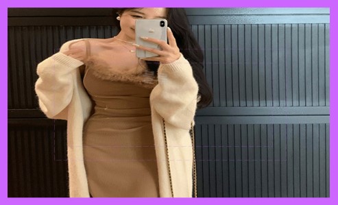 겨울 나시 원피스 코디