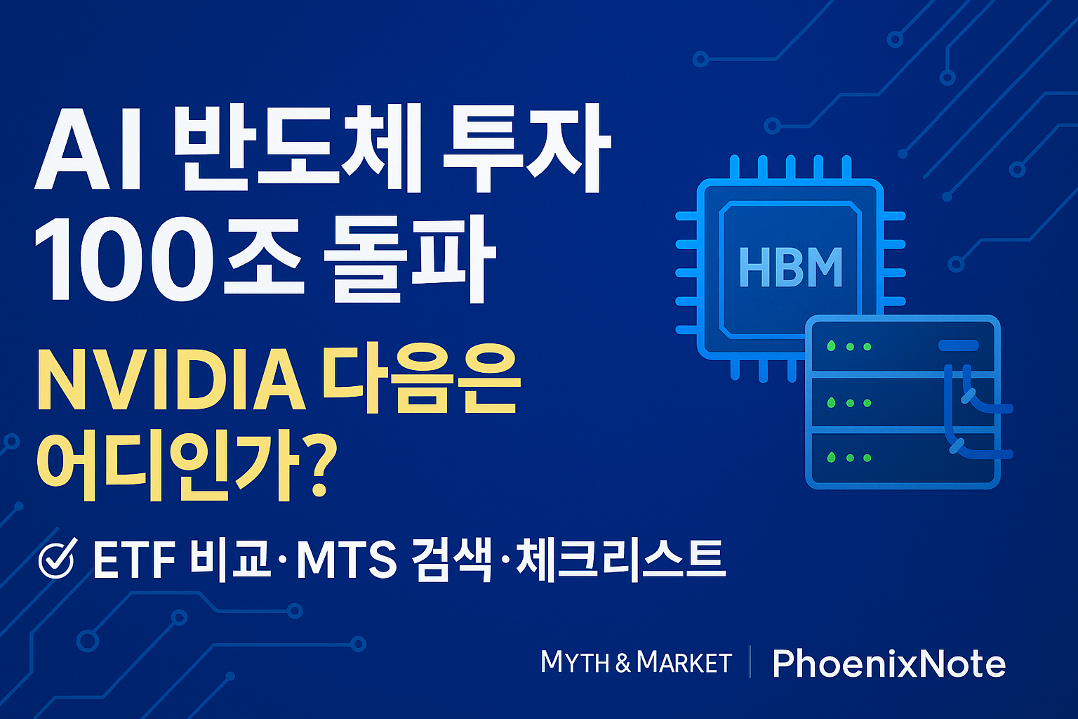 AI 반도체 투자 100조 돌파 — NVIDIA 다음은 어디인가?