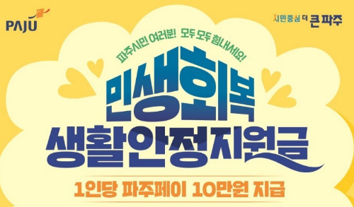 민생회복 생활안정지원금 이미지입니다.