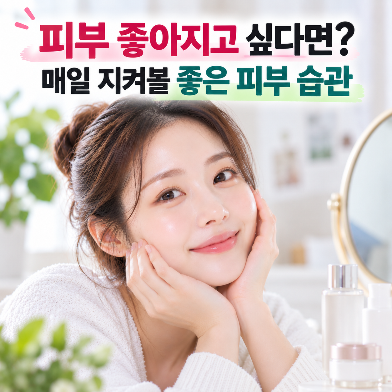 피부 좋아지고 싶다면?