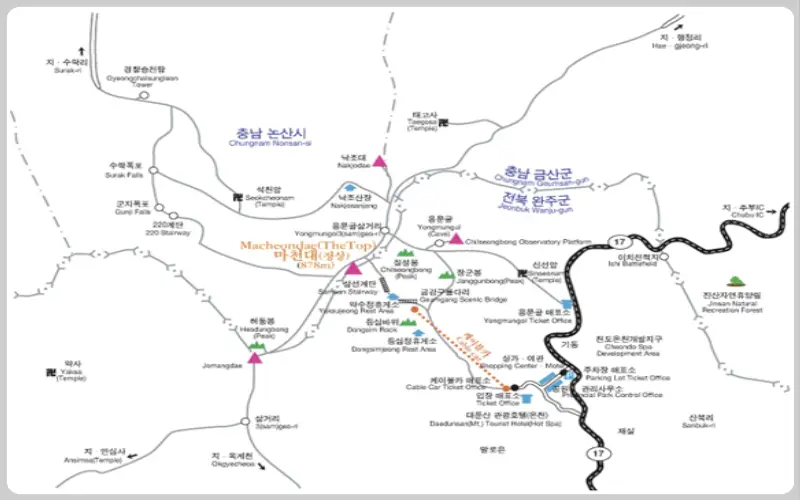 대둔산 케이블카 등산 코스_1