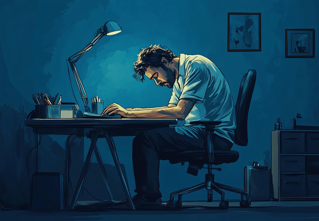 직장인 피로 관련 이미지