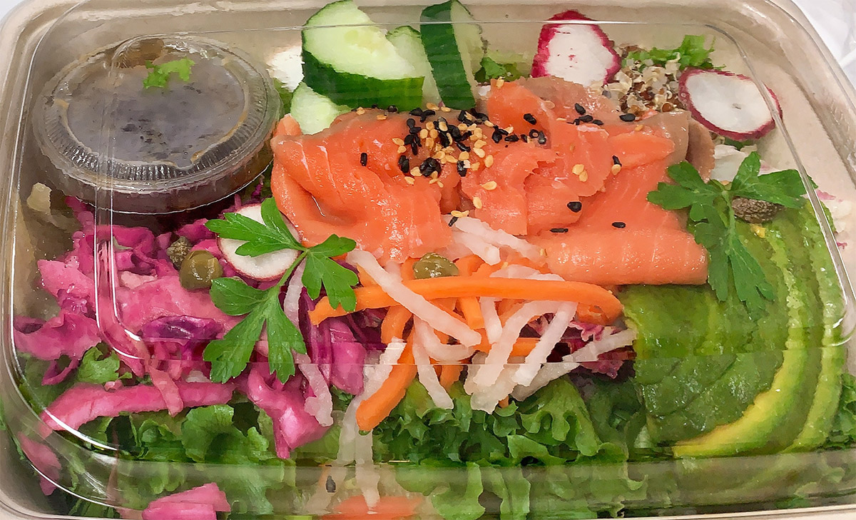 파리크라상 훈제 연어 샐러드