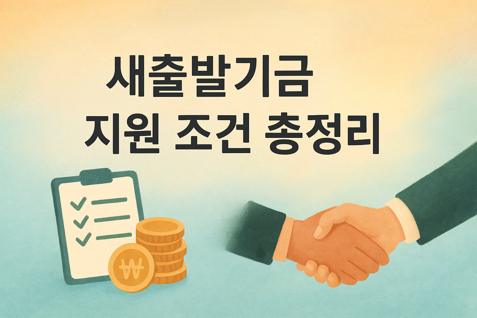 새출발기금 지원대상 및 조건 총정리 — 신청 자격·제외 대상·혜택까지