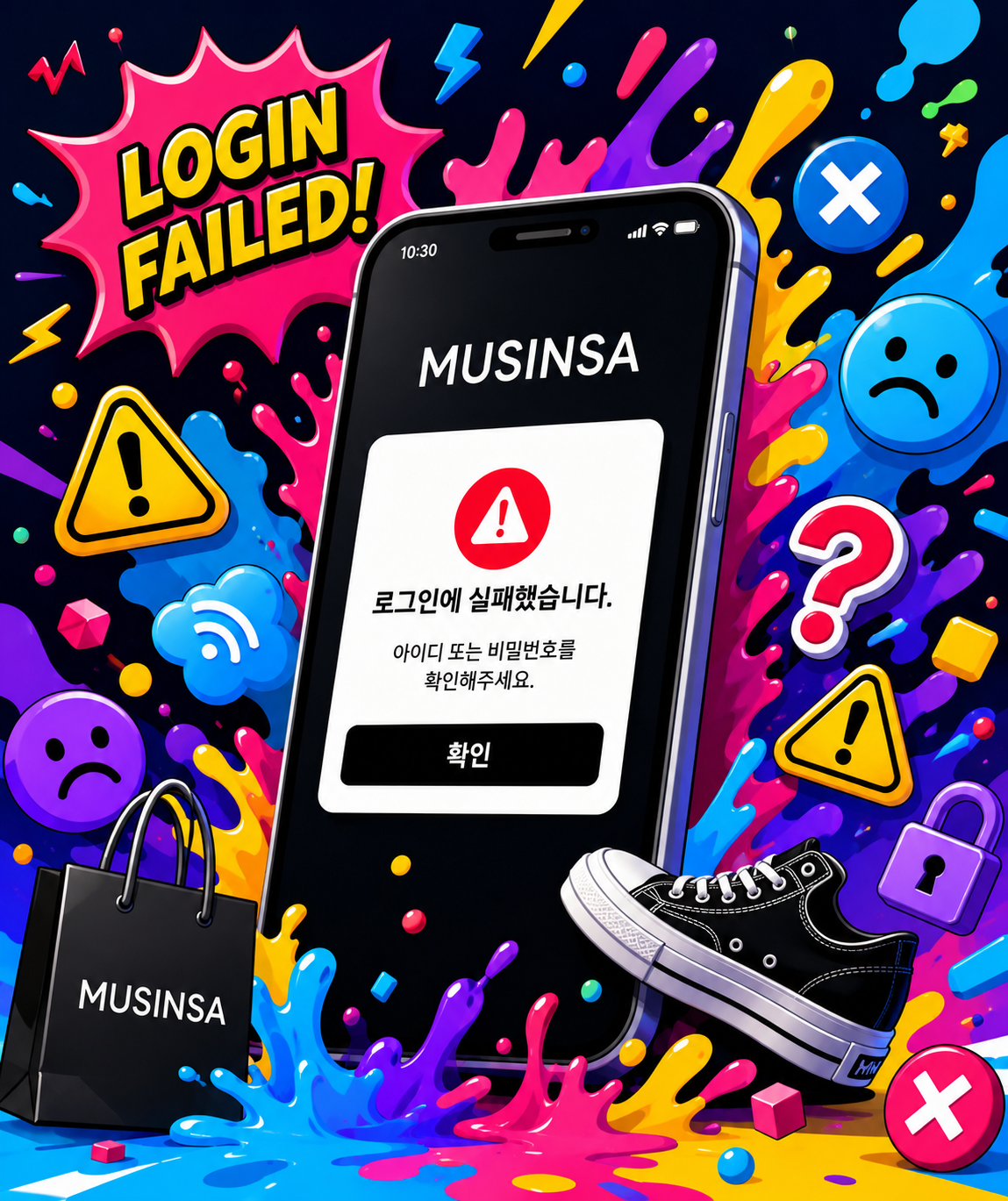 무신사 앱 로그인 안됨 오류 해결방법 총정리 실행오류 결제오류