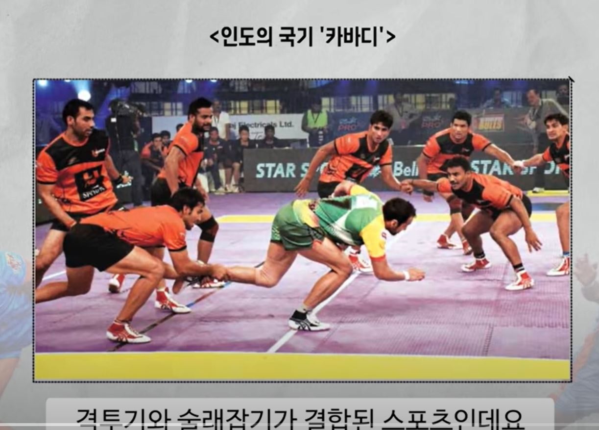 인도의 국기 카바디