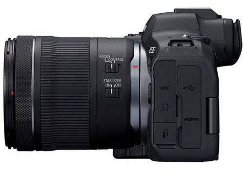캐논 EOS R6 Mark II 측면