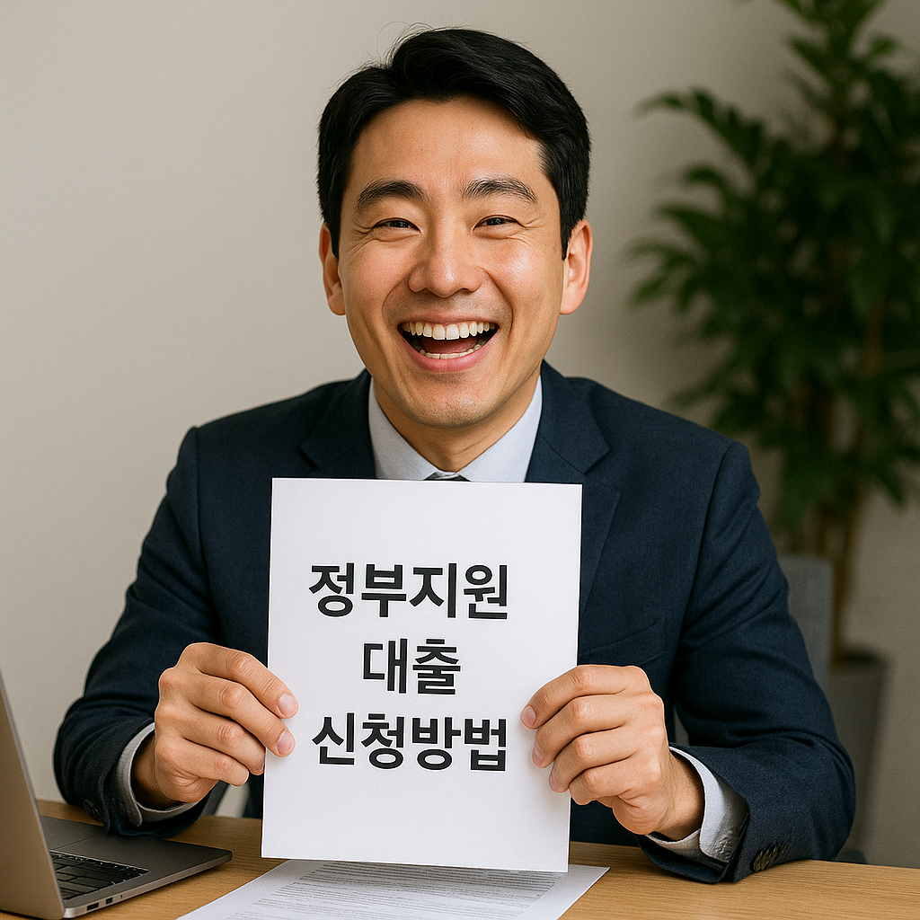 정부지원 대출 신청방법