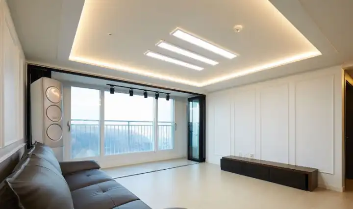 천정에-설치된-간접조명