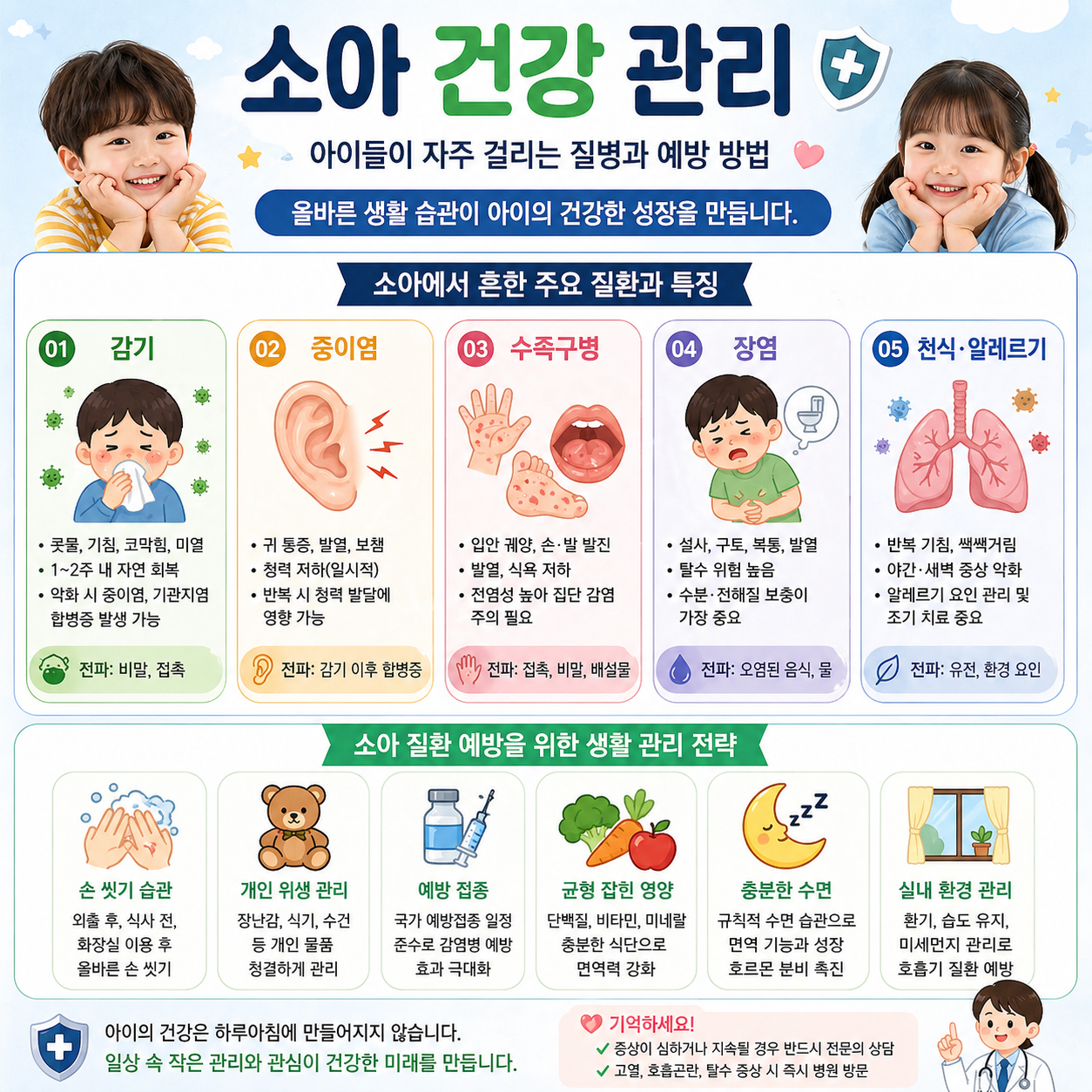 소아 건강 관리