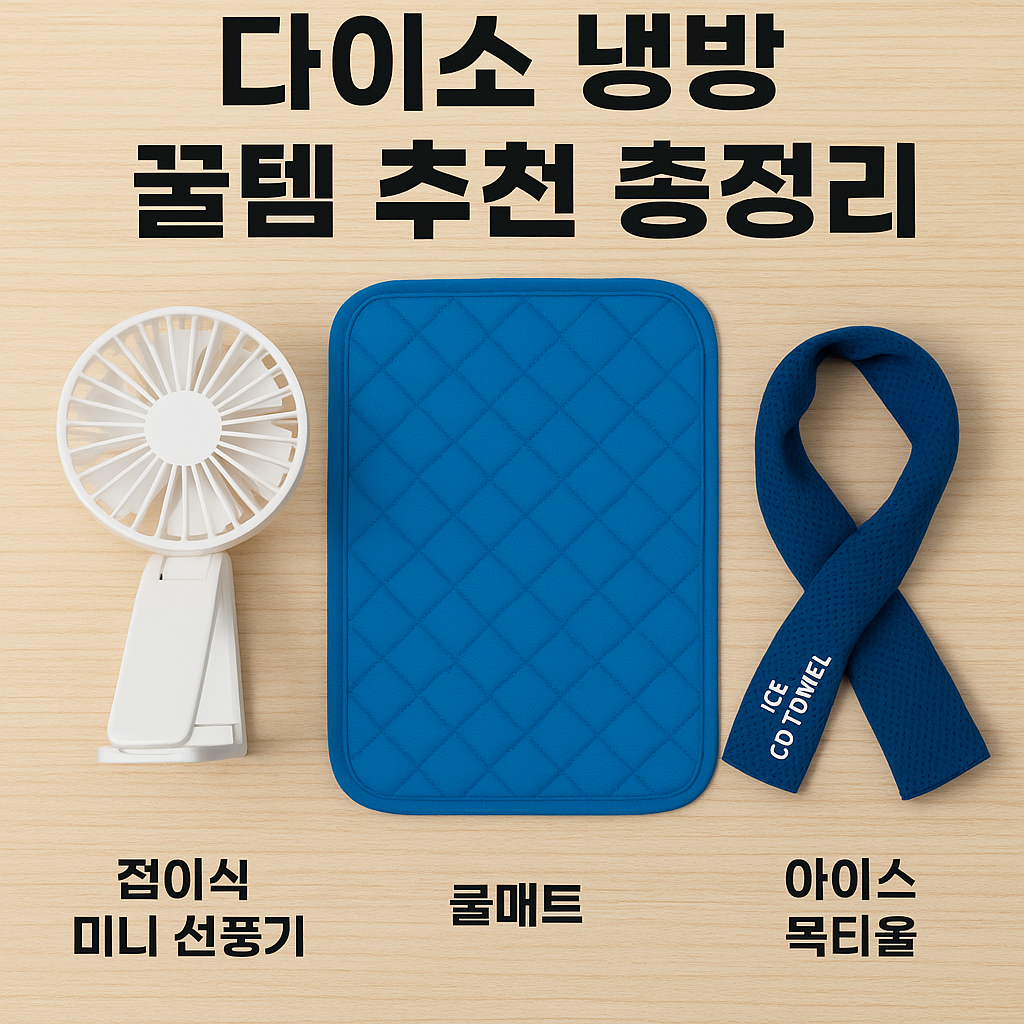 자취방 다이소냉방추천여름생존템