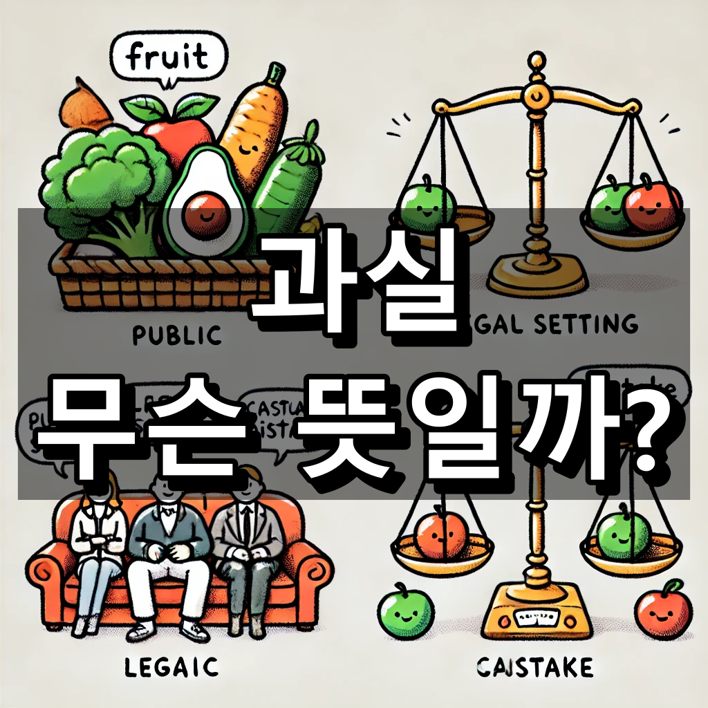 과실 뜻 대표 이미지