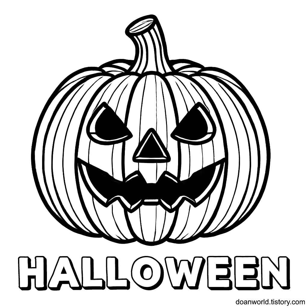 Halloween Coloring Page