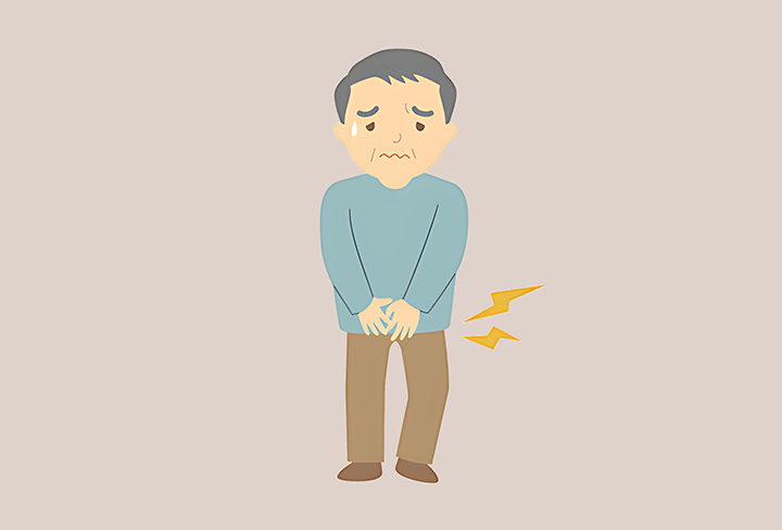 하복부-통증이-있는-남성