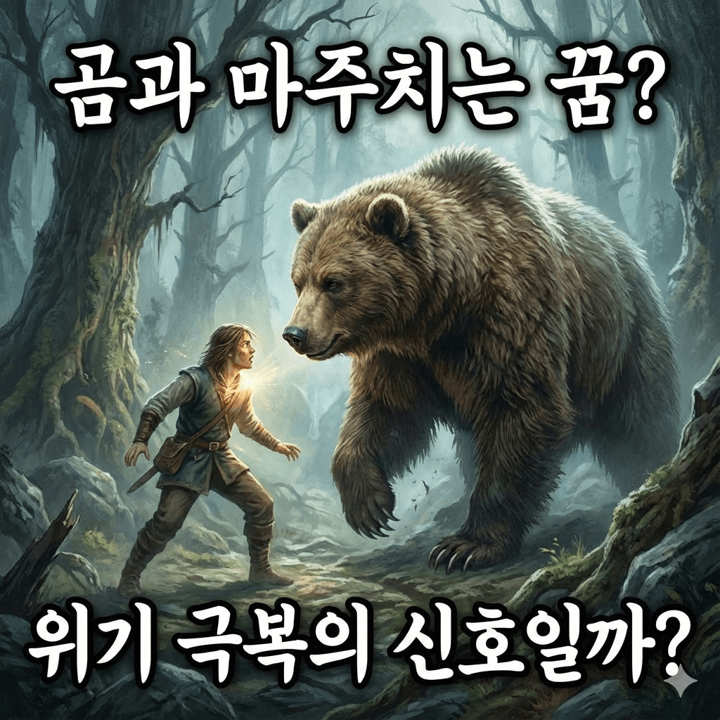 곰과 마주치는 꿈|위기 극복의 신호일까? 썸네일