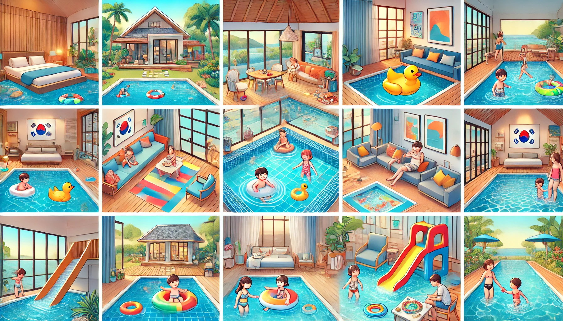 아이와 함께하는 전국 키즈풀빌라 리스트