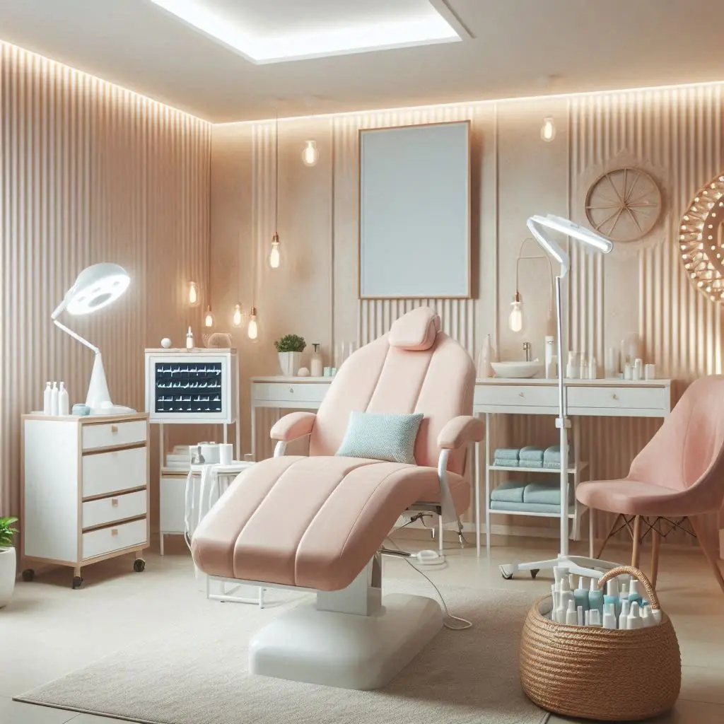 피부,체형관리 샵 배경