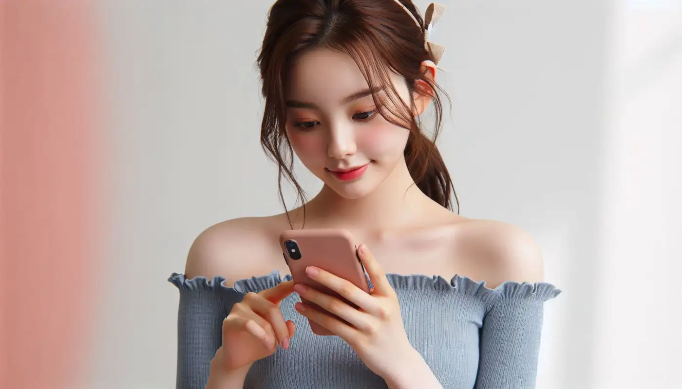 해외직구-어플-추천으로-쇼핑하는-여성의-모습