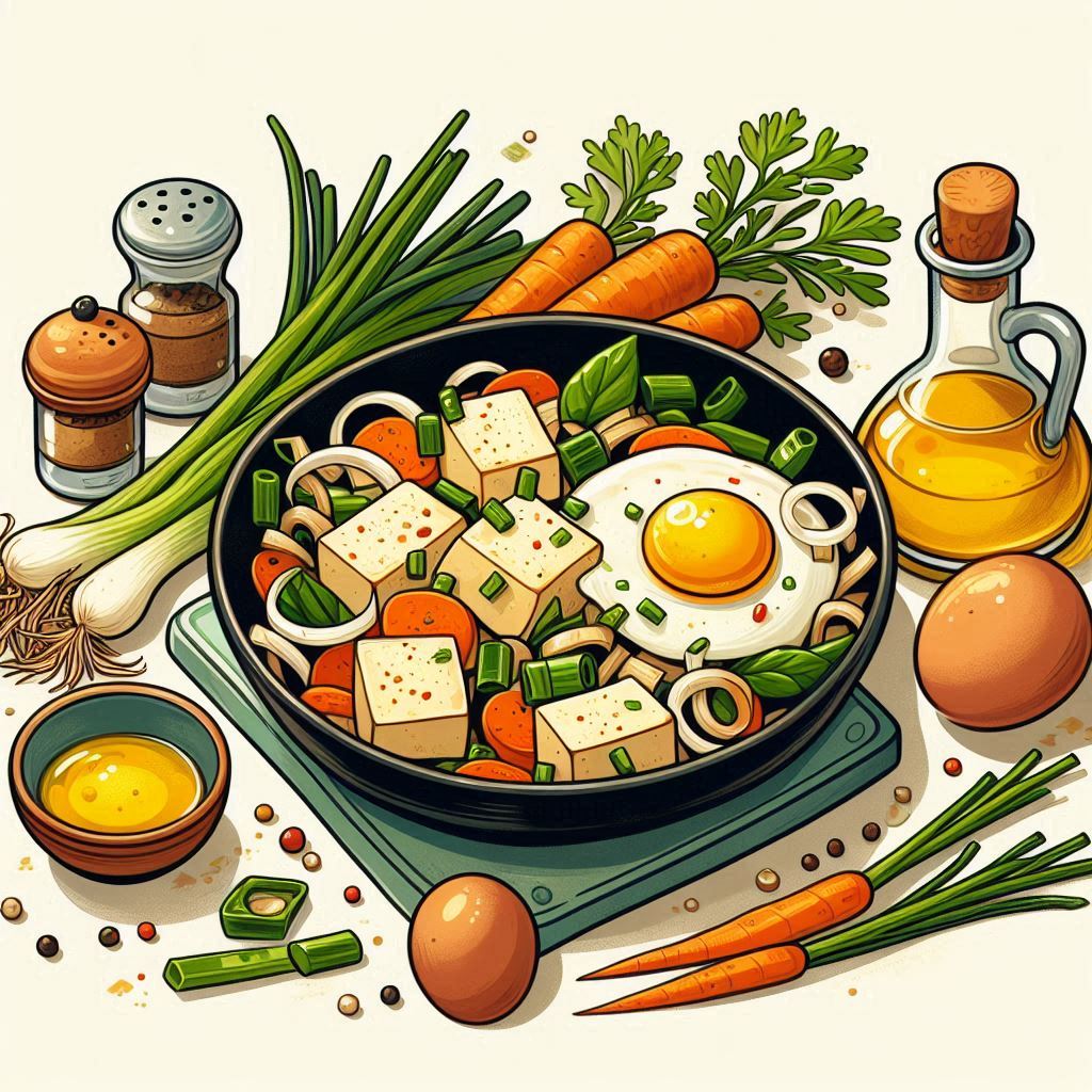 두부 달걀 부침