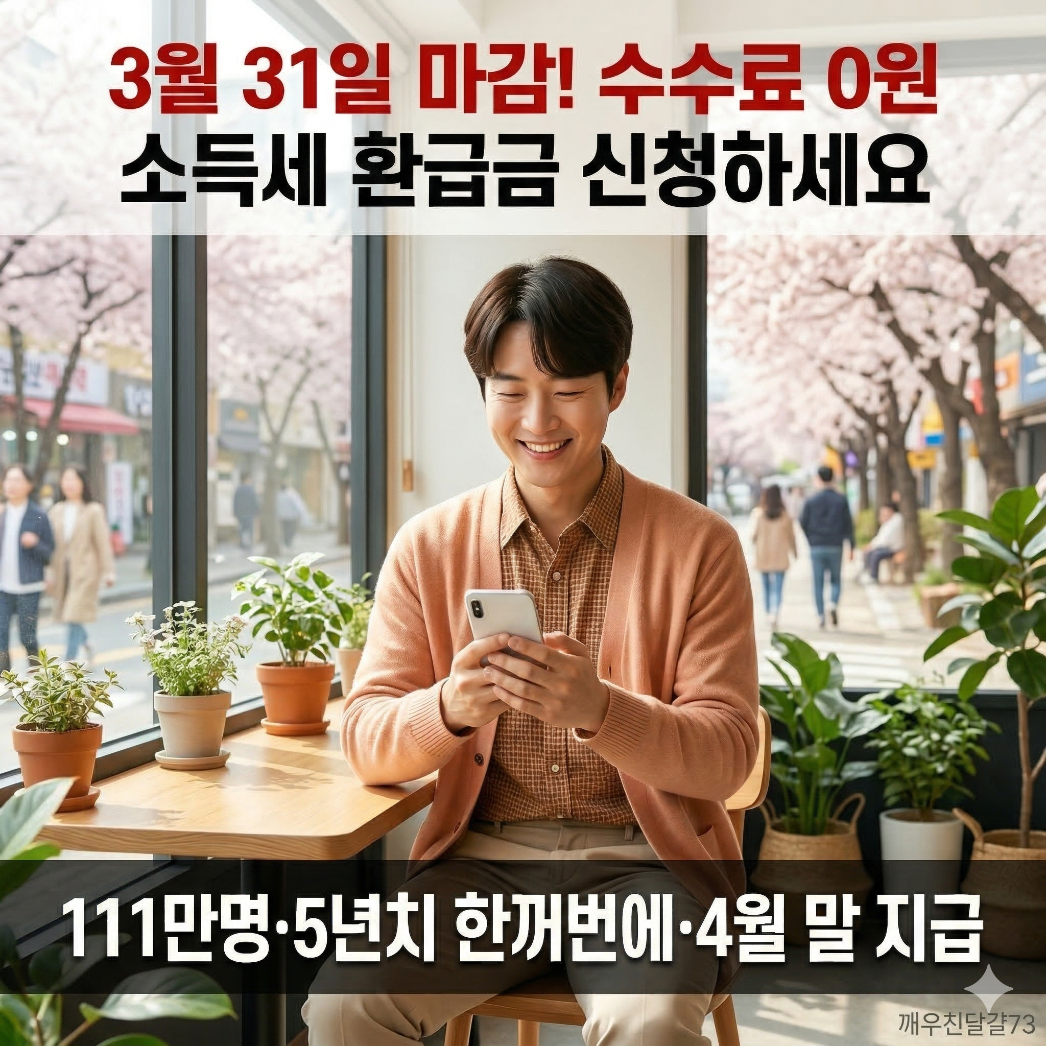 소득세 환급금 신청방법 총정리 &mdash; 배달라이더&middot;학원강사&middot;근로자 111만명 대상 (3월 31일 마감!)
