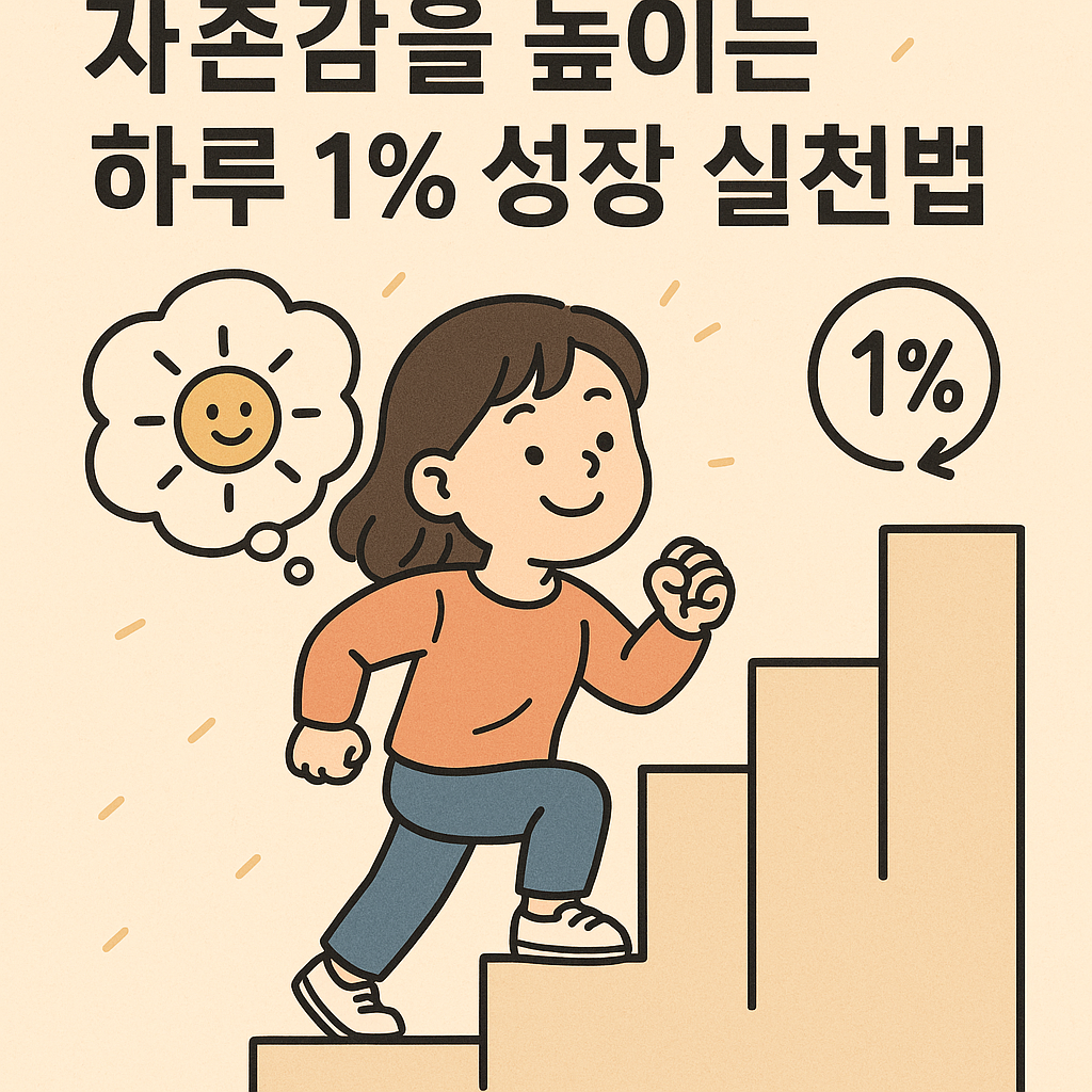 자존감을 높이는 하루 1% 성장 실천법